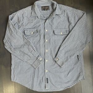 Abercrombie & Fitch Vintage 90’s Men's Blue Button Down Shirt Size Large